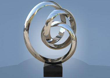 Porcellana Grande cerchio della scultura dell'acciaio inossidabile intorno per l'hotel/decorazione pubblica fornitore