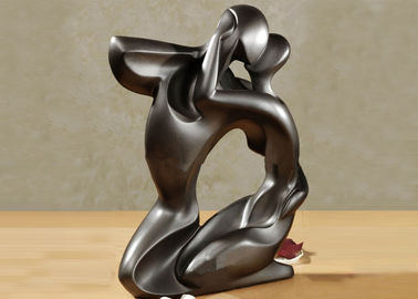 Porcellana Rivestimento termico baciante di coloritura delle coppie di amore della statua bronzea astratta fornitore