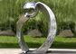 Acciaio inossidabile lucidato argento della scultura contemporanea del giardino per la decorazione della città fornitore