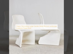 Classico Decorativo Grande Giardino Metallo Bronzo Paesaggio Scultura Boccoli di Fiore