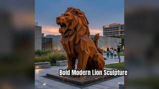Scultura del leone