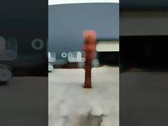 Scultura in acciaio corten resistente