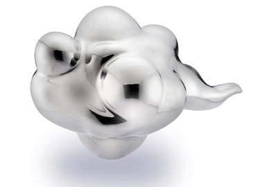 Scultura astratta dell'acciaio inossidabile di tema della nuvola di arte, sculture del giardino di arte moderna decorativa
