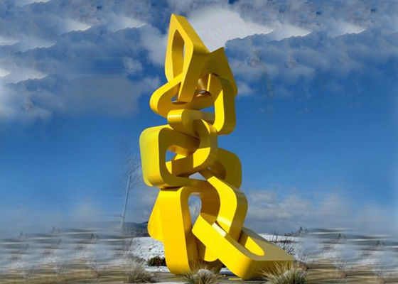 Un buon prezzo. Stile moderno della grande scultura astratta urbana del metallo per forma delle torri di armonia del paesaggio in linea