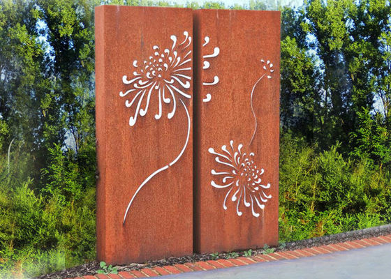 Un buon prezzo. Scultura d'acciaio della parete del metallo di Corten per altezza all'aperto dell'interno della decorazione 120cm in linea