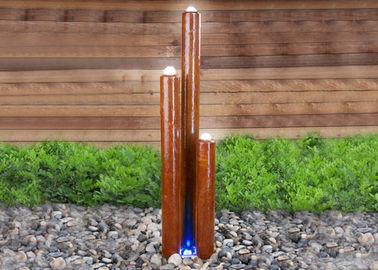 Un buon prezzo. Colonne d'acciaio su misura della caratteristica dell'acqua di Corten di dimensione con stile moderno leggero in linea