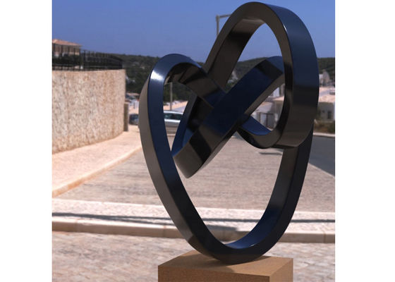 Un buon prezzo. Arte in acciaio inossidabile Abstract Twisted Sculpture per esterni in linea