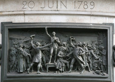 Un buon prezzo. Sollievo del bronzo della rivoluzione francese di arte della parete per la decorazione all'aperto del giardino in linea