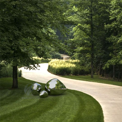 Un buon prezzo. Arte moderna Scultura in acciaio inossidabile per l' ornamento del giardino Le pietre sacre in linea