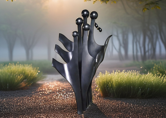 Un buon prezzo. Pittura su misura Astratto Metal Garden Art Scultura esterna in acciaio inossidabile in linea