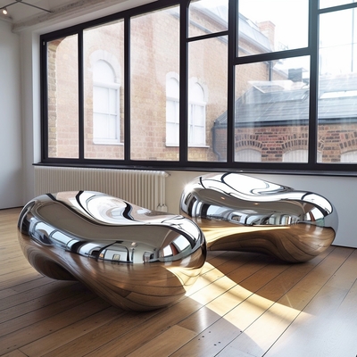 Un buon prezzo. Impressioni Scultura in acciaio inossidabile per alberghi e ville di varie dimensioni in linea