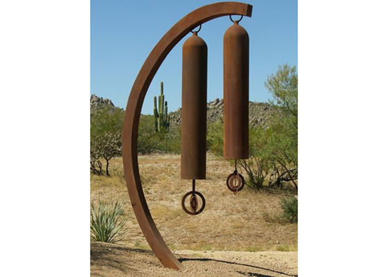 Un buon prezzo. Scultura d'acciaio di arte della scultura, dell'iarda e del giardino di Corten del carillon di vento del metallo in linea