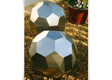 Un buon prezzo. Scultura decorativa pubblica del pesce dell'acciaio inossidabile, sculture astratte dell'iarda in linea