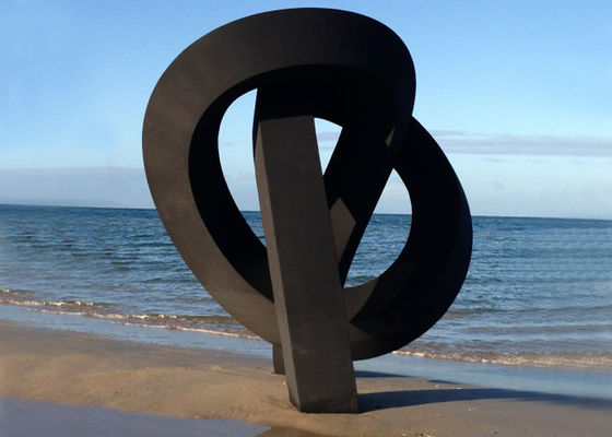Un buon prezzo. La scultura d'acciaio di Corten della decorazione della spiaggia ha arrugginito sculture del giardino del metallo in linea
