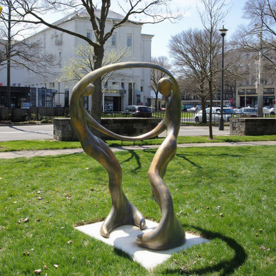 Un buon prezzo. Costum Life Size Metal Casting Dancing Mermaid Bronze Garden Art Sculpture Statue in linea