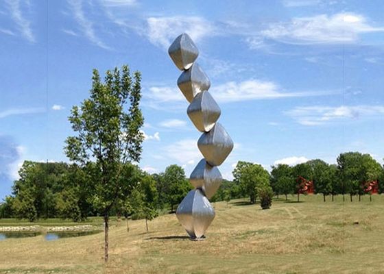 Un buon prezzo. Le sculture di arte acciaio inossidabile/della scultura d'acciaio astratta fanno il giardinaggio cubi dell'architettura del pæsaggio in linea
