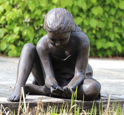Un buon prezzo. Moderno giardino metallo bronzo scultura figurativa Arte pubblica Decorazione in linea