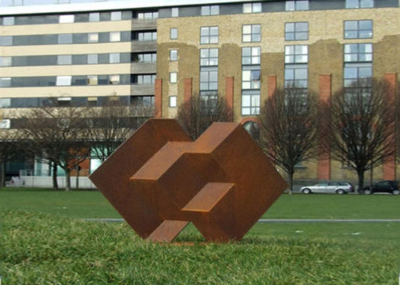 Un buon prezzo. Scultura d'acciaio del giardino di Corten della scultura di Corten della decorazione del parco pubblico in linea