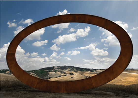 Un buon prezzo. Pezzo fucinato della decorazione della scultura del giardino di Corten e tecnica di colata all'aperto in linea