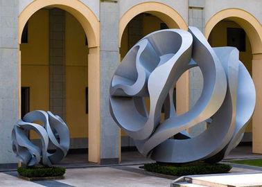 Un buon prezzo. Scultura all'aperto per il giardino, progettazione vuota dell'acciaio inossidabile di arte moderna della palla in linea