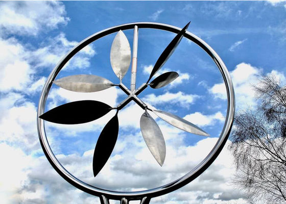 Un buon prezzo. Decorativo all'aperto della scultura moderna cinetica dell'acciaio inossidabile del vento del metallo in linea