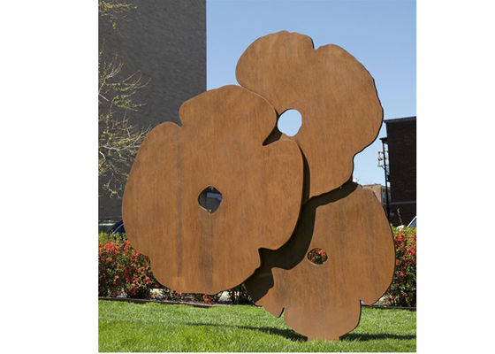 Un buon prezzo. Scultura del fiore di uso del giardino della saldatura, forma di abitudine della scultura di Rosa in linea