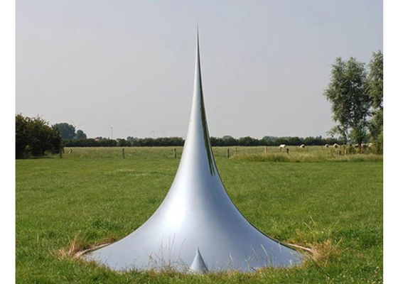 Un buon prezzo. Metallo all'aperto lucidato metallo della decorazione del giardino il grande scolpisce la scultura di goccia in linea