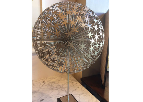 Un buon prezzo. Scultura moderna di Art Stainless Steel Dandelion Ball di dimensione su ordinazione in linea