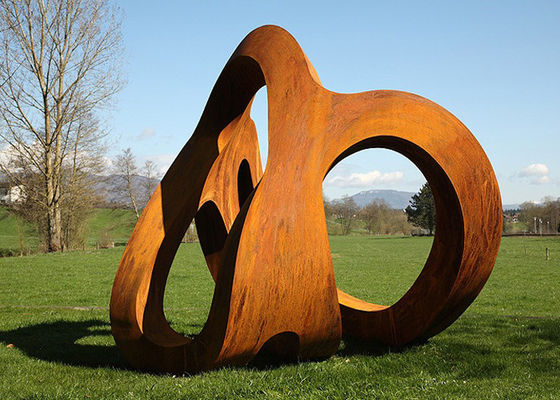 Un buon prezzo. Scultura all'aperto di Rusty Corten Steel Garden Landscape in linea