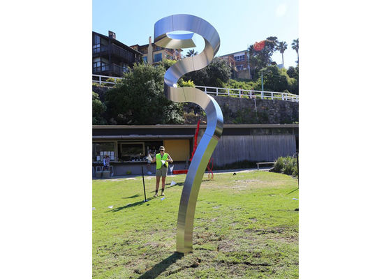 Un buon prezzo. Altezza di Matt Stainless Steel Dancer Sculpture 250cm per la decorazione all'aperto in linea