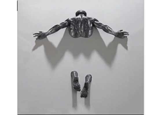Un buon prezzo. Livello bronzeo della scultura 150cm dell'uomo della decorazione della parete del ODM in linea