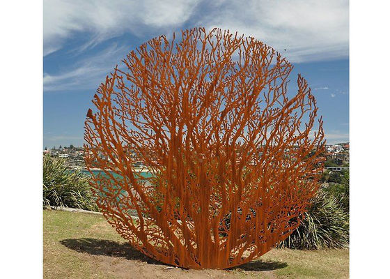 Un buon prezzo. Laser che taglia la scultura del giardino di Rusty Corten Steel Metal Tree in linea