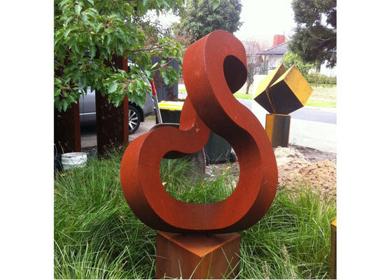 Un buon prezzo. Rusty Abstract Corten Steel Sculpture all'aperto per il giardino in linea