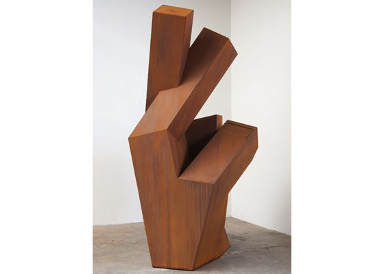 Un buon prezzo. Metallo decorativo moderno Art Corten Steel Hand Sculpture all'aperto in linea