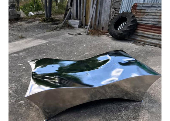 Un buon prezzo. Altezza della scultura 100cm della Tabella del metallo SS316 per la decorazione del giardino in linea