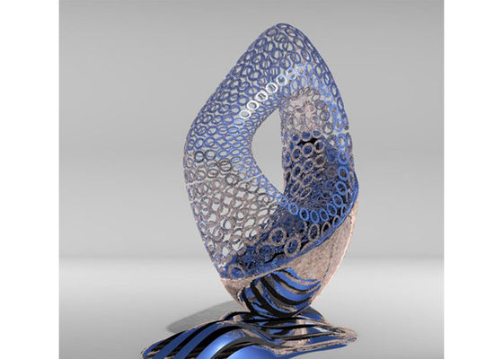 Un buon prezzo. Scultura all'aperto astratta delle barche a vela di acciaio inossidabile della decorazione 316 in linea