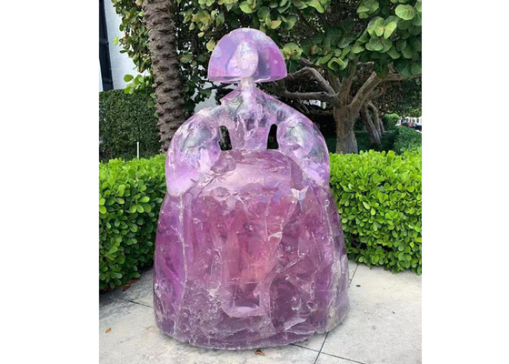 Un buon prezzo. Principessa Outdoor Fiberglass Sculpture della ragazza per la decorazione del giardino in linea
