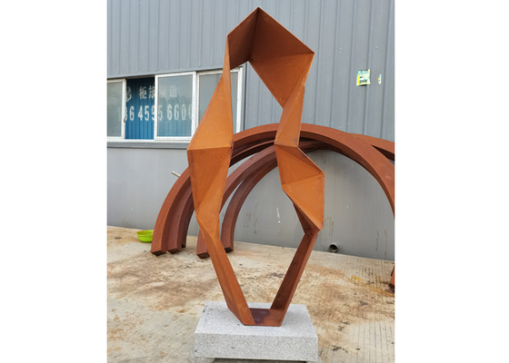 Un buon prezzo. Metallo d'acciaio all'aperto moderno Art Garden Sculptures dell'estratto della scultura di Corten in linea