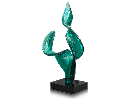 Un buon prezzo. Casa trasparente astratta Art Decoration del giardino della scultura del fuoco della resina in linea