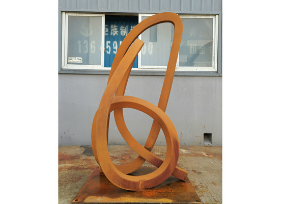 Giardino astratto all'aperto moderno Art Corten Steel Sculptures della scultura del metallo