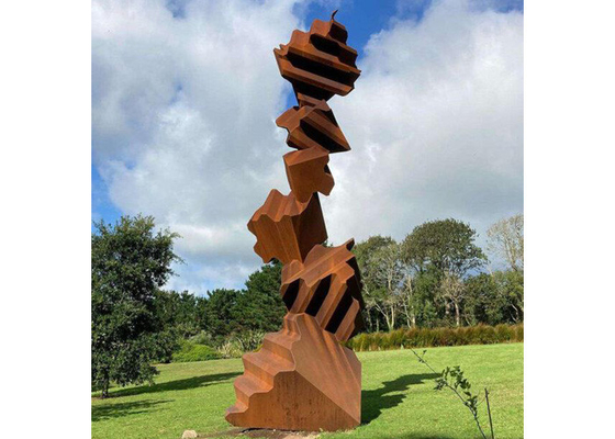 Scultura su misura della pila di Art Garden Decorative Corten Steel del metallo
