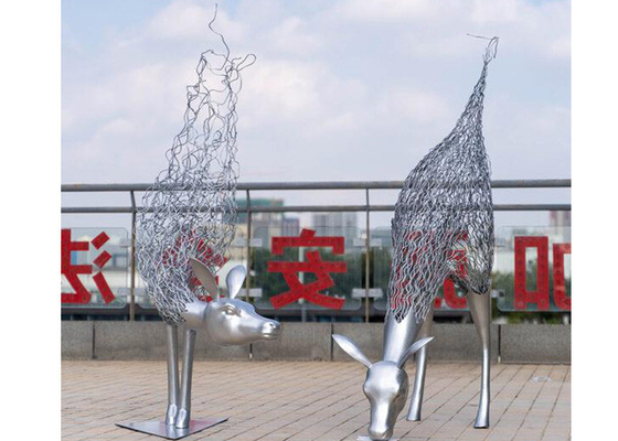 Un buon prezzo. Scultura animale del metallo all'aperto d'acciaio moderno di Art Stainless in linea