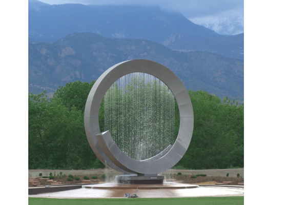 caratteristica & fontana all'aperto dell'acqua di acciaio inossidabile della decorazione 316 di altezza di 250cm