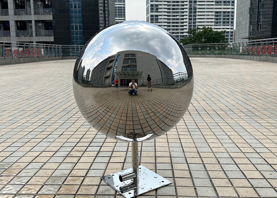 Un buon prezzo. Fontana della sfera dell'acqua lucidata specchio di acciaio inossidabile dello stagno del giardino in linea