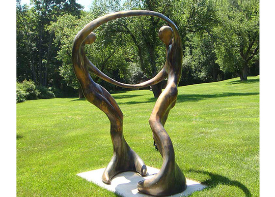Un buon prezzo. Patina a grandezza naturale Giardino Sirena danzante Statue in bronzo in linea