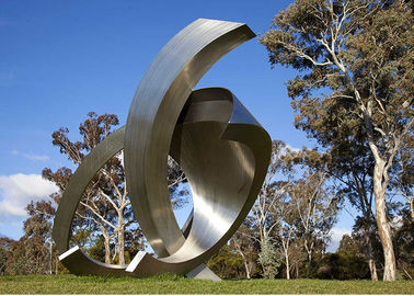 Un buon prezzo. Grande scultura decorativa astratta moderna dell'acciaio inossidabile del giardino in linea