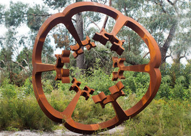 Un buon prezzo. Le sculture arrugginite del giardino di colore dell'ossido, giardino del metallo fiorisce la scultura 150cm Heigh in linea