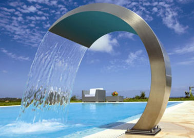 Un buon prezzo. Fontana semplice dell'acciaio inossidabile di stile, caratteristiche dell'acqua dello stagno dell'acciaio inossidabile in linea