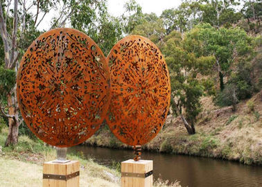 Un buon prezzo. Dimensione su misura resistenza alla corrosione d'acciaio d'annata della scultura di Corten di stile in linea