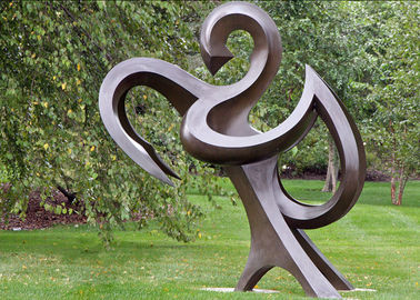 Un buon prezzo. Statue bronzee decorative del paesaggio del parco che lucidano le dimensioni varie di finitura in linea